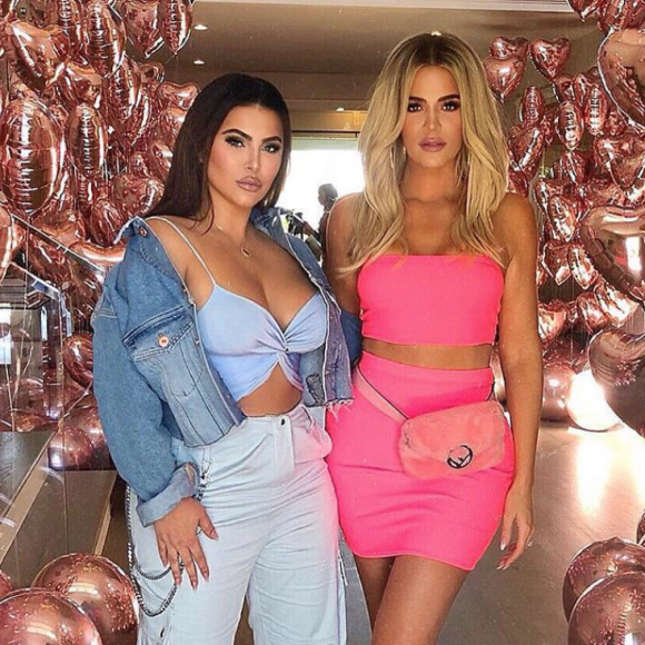 Hrush Achemyan et Khloé Kardashian. Septembre 2018.