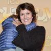Exclusif - Carole Rousseau et son fils Vittorio à la première du spectacle "Les Schtroumpfs" aux Folies Bergère à Paris. ©Cyril Bruneau/Bestimage
