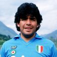Archives - Diego Maradona avec le maillot de l'équipe de football de Naples. © Imago / Panoramic / Bestimage   