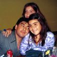  Anniversaire de Diego Maradona, 39 ans, à Buenos Aires en famille avec ses filles Dalma et Giannina. 