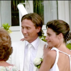 Mariage religieux d'Alessandra Sublet et Thomas Volpi en 2008 à Saint-Barthélémy