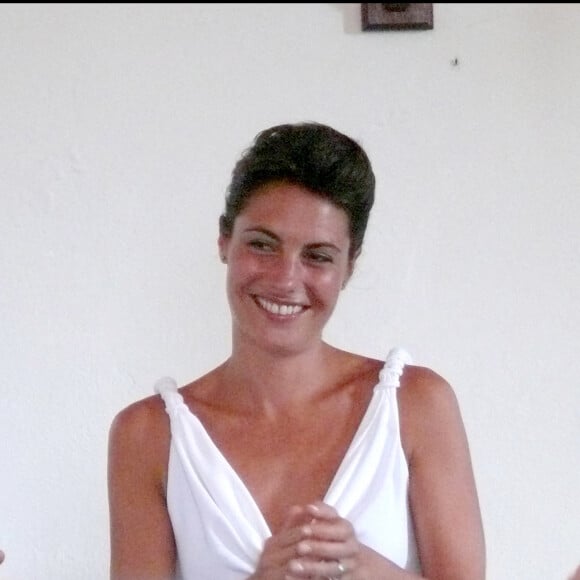 Mariage religieux d'Alessandra Sublet et Thomas Volpi en 2008 à Saint-Barthélémy