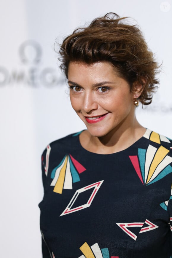 Emma de Caunes - Photocall de la soirée "Her Time" Omega à l'hôtel de Sully à Paris le 29 septembre 2017. © Cyril Moreau/Bestimage 