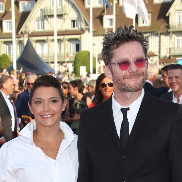 Emma De Caunes et son mari Jamie Hewlett - Tapis rouge avant la projection de "Good Time" lors 43ème Festival du Cinema Americain de Deauville le 2 septembre 2017. © Denis Guignebourg/Bestimage 