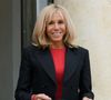 Brigitte Macron accueille son homologue mexicaine, la première Dame Beatriz Gutierrez Muller à l'Elysée. © Jacques Witt / Pool / Bestimage