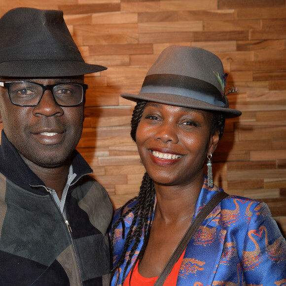 Exclusif - Lilian Thuram et sa compagne Kareen Guiock - Ouverturre d'un Tacoshake sur les champs Elysées à Paris, France, le 10 juin 2019. © Veeren/Bestimage