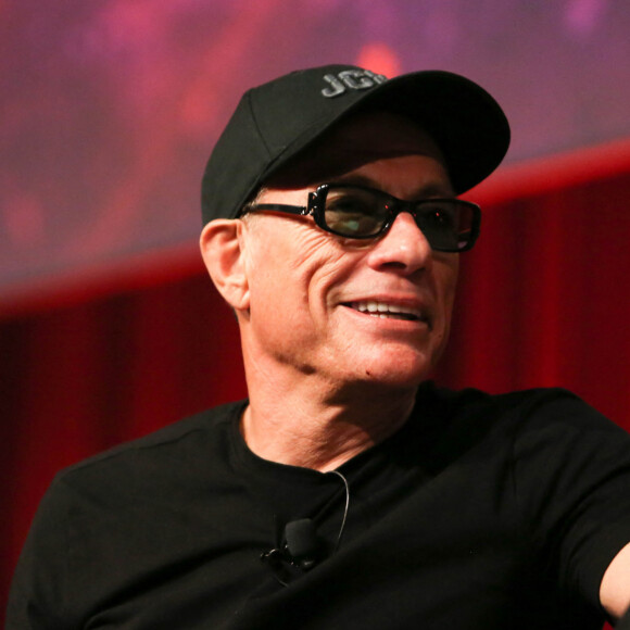 Jean-Claude Van Damme lors d'une soirée JCVD lors de sa tournée australienne au Wesley Conference Centre de Sydney, Australie. © Christopher Khoury/Australian Press Agency/Zuma Press/Bestimage
