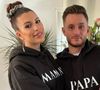 Maeva Martinez avec son mari Julien et son fils Gabriel, janvier 2021