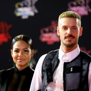 Info 10/12/2020 - ( Christina Milian et M Pokora se sont mariés à Paris le 9 décembre 2020) - Info du 10/12/2020 ( M Pokora annonce que sa compagne Christina Milian est enceinte de leur 2 ème enfant) - Naissance - Christina Milian et M.Pokora sont parents d'un petit garçon prénommé Isaiah - Christina Milian enceinte et son compagnon Matt Pokora (M. Pokora) - 21ème édition des NRJ Music Awards au Palais des festivals à Cannes le 9 novembre 2019. © Dominique Jacovides/Bestimage  21th NRJ Music Awards ceremony in Cannes on november 9, 2019. 