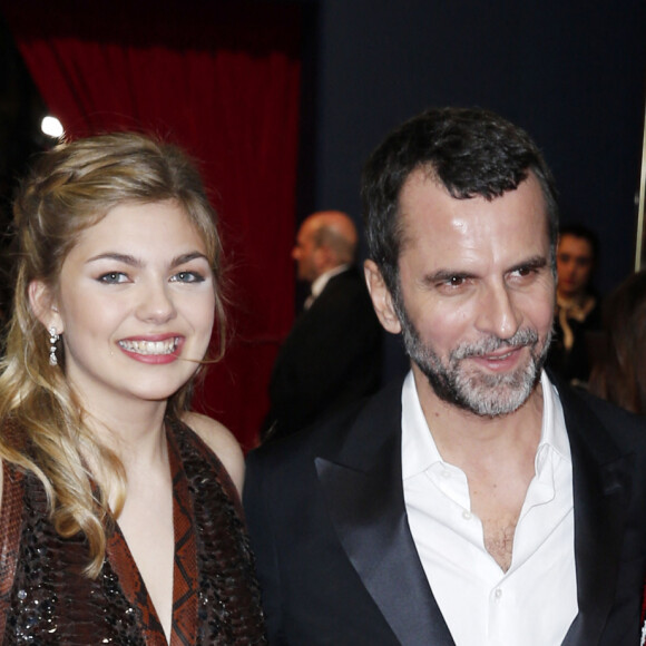 Louane Emera, Eric Lartigau, Marina Foïs - Arrivées Intérieur - 40ème cérémonie des César au théâtre du Châtelet à Paris, le 20 février 2015.