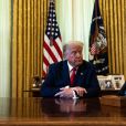 Le président Donald Trump dans le bureau ovale à La Maison Blanche à Washington, DC, le 28 août 2020 © Douglas Christian/Zuma/Bestimage