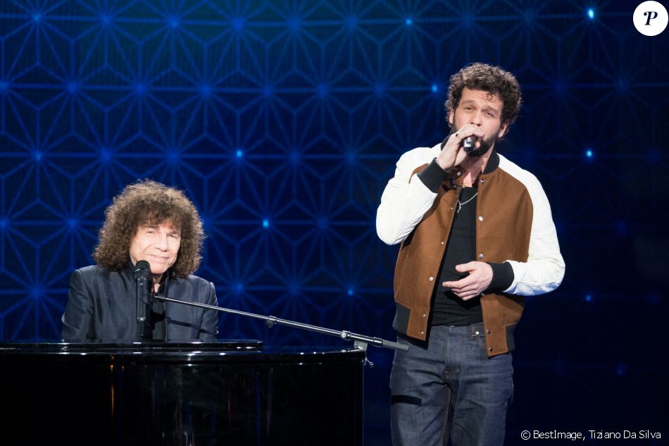 Exclusif - Richard Cocciante, Claudio Capeo - Enregistrement de l'émission "La Boîte à Secrets", présentée par F.Bollaert et qui sera diffusée le 22 janvier sur France 3. Le 18 janvier 2021 © Tiziano Da Silva / Bestimage