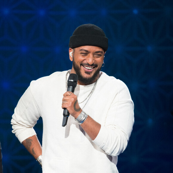 Exclusif - Slimane - Enregistrement de l'émission "La Boîte à Secrets", présentée par F.Bollaert et qui sera diffusée le 22 janvier sur France 3. Le 18 janvier 2021 © Tiziano Da Silva / Bestimage