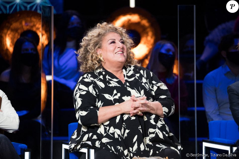 Exclusif - Marianne James - Enregistrement de l'émission "La Boîte à Secrets", présentée par F.Bollaert et qui sera diffusée le 22 janvier sur France 3. Le 18 janvier 2021 © Tiziano Da Silva / Bestimage