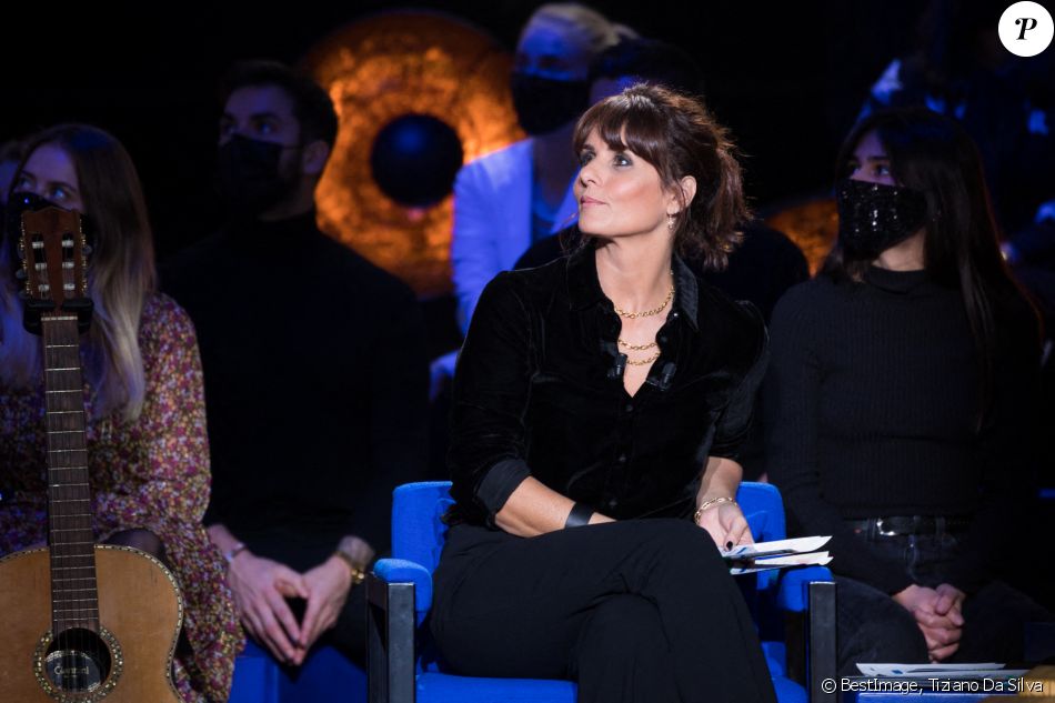 Exclusif - Faustine Bollaert - Enregistrement de l'émission "La Boîte à Secrets", présentée par F.Bollaert et qui sera diffusée le 22 janvier sur France 3. Le 18 janvier 2021 © Tiziano Da Silva / Bestimage