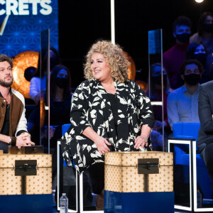 Exclusif - Claudio Capeo, Marianne James, Cyril Féraud - Enregistrement de l'émission "La Boîte à Secrets", présentée par F.Bollaert et qui sera diffusée le 22 janvier sur France 3. Le 18 janvier 2021 © Tiziano Da Silva / Bestimage