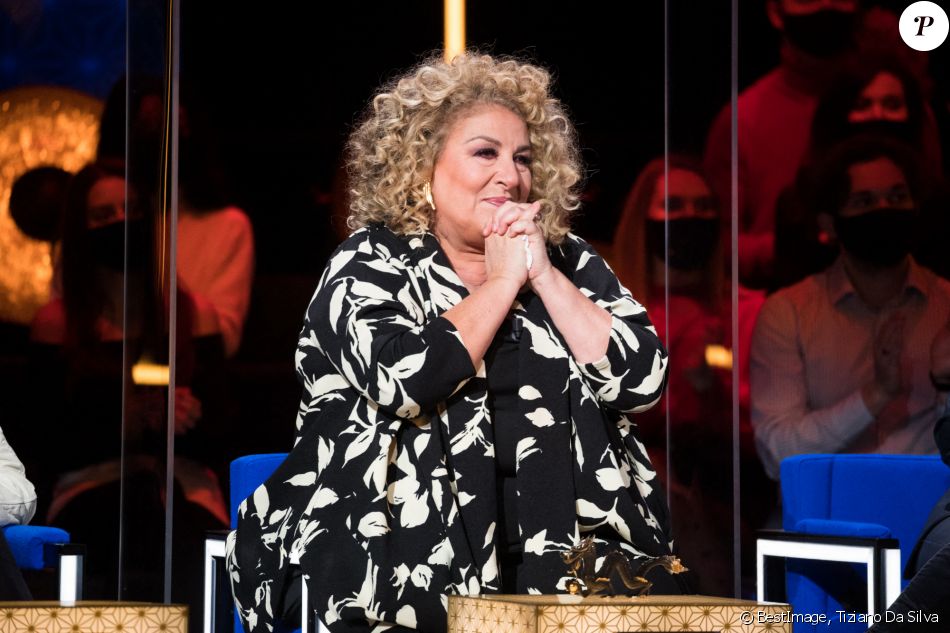 Exclusif - Marianne James - Enregistrement de l'émission "La Boîte à Secrets", présentée par F.Bollaert et qui sera diffusée le 22 janvier sur France 3. Le 18 janvier 2021 © Tiziano Da Silva / Bestimage