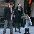 David Arquette, Courteney Cox et leur fille Coco en février 2012.