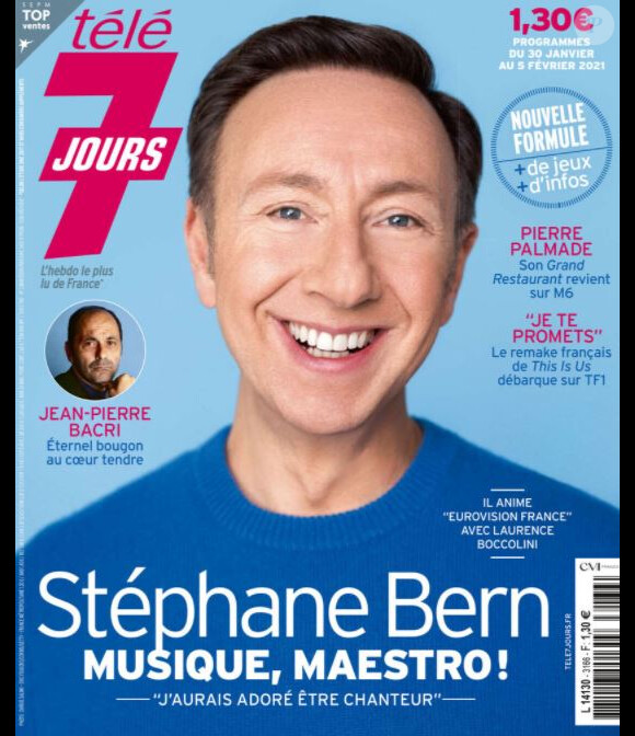 Couverture du magazine "Télé 7 Jours" du 25 janvier 2021