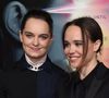 Mariage - Elliot Page et Emma Portner se sont mariées - Elliot Page et sa compagne Emma Portner à la première de 'Flatliners' à l'hôtel Ace à Los Angeles, le 27 septembre 2017