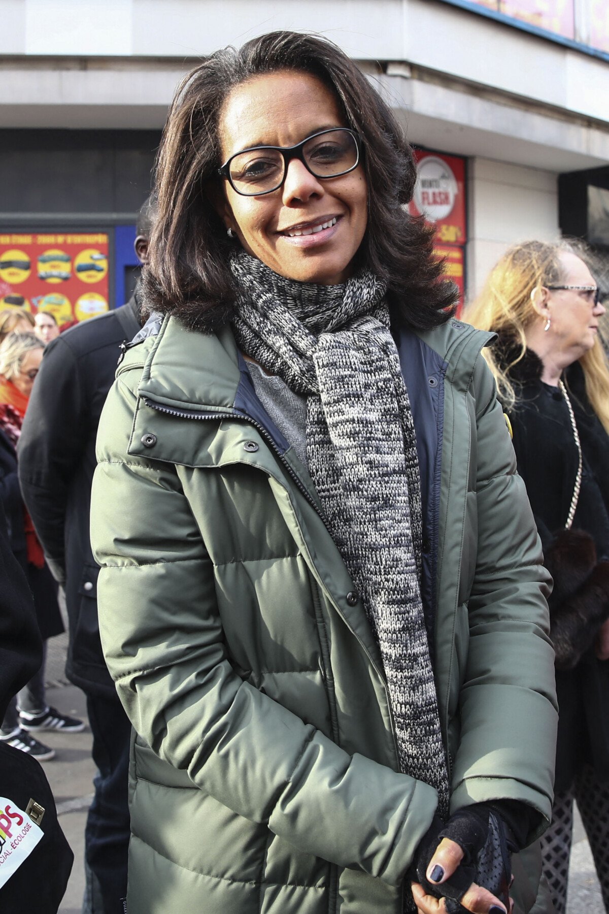 Photo Audrey Pulvar Avec Le Convoi Du Parti Socialiste