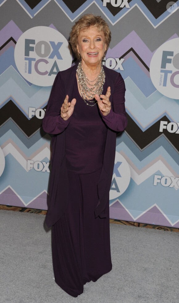 Cloris Leachman pose au TCA Winter Press Tour à Los Angeles. Le 11 Janvier 2013.