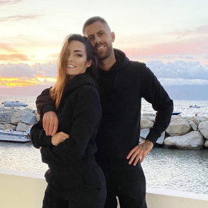 Emilie Nef Naf et son compagnon le footballeur Jérémy Ménez.