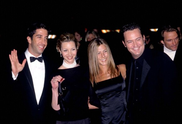 David Schwimmer, Lisa Kudrow, Jennifer Aniston et Matthew Perry - 26e People Choice Awards 2000 à Los Angeles.