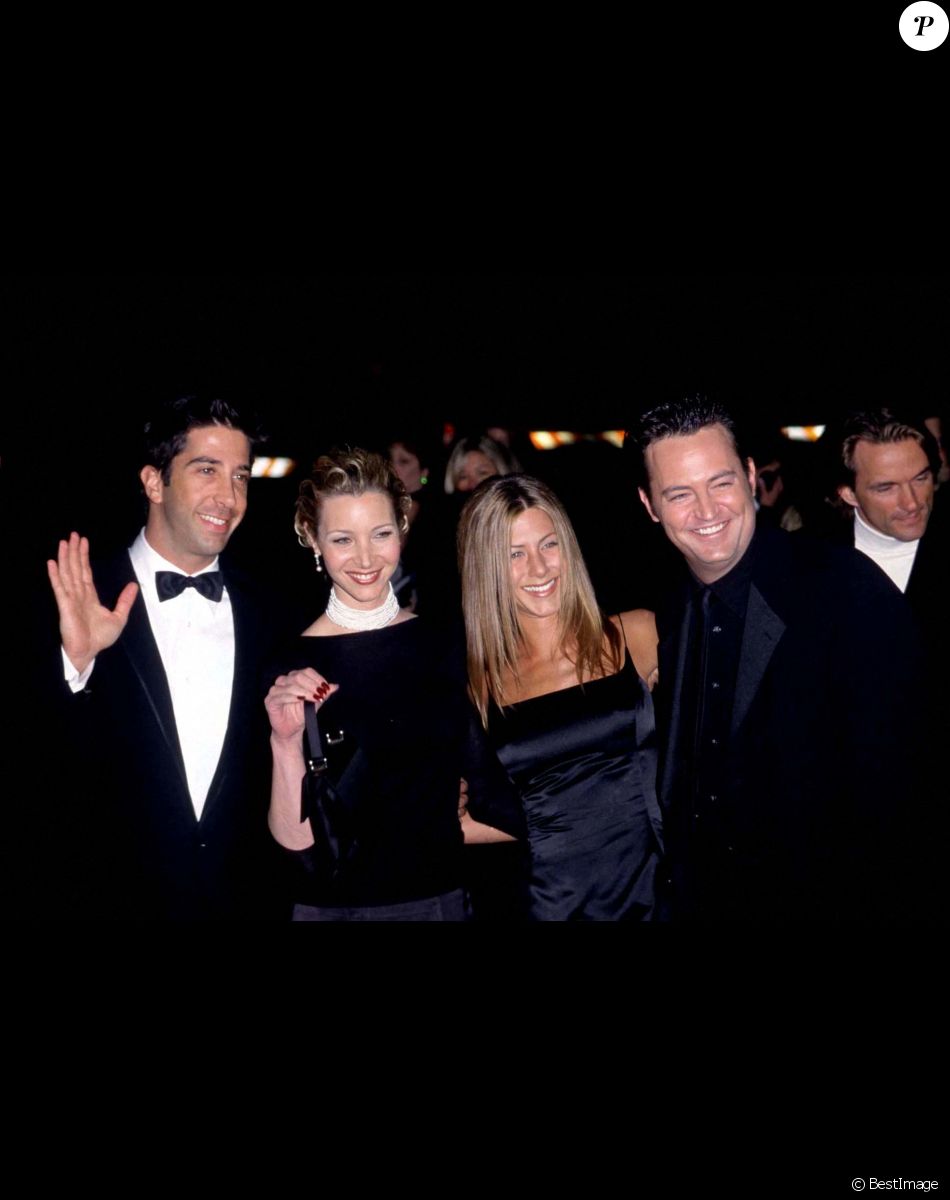 David Schwimmer, Lisa Kudrow, Jennifer Aniston et Matthew Perry - 26e People Choice Awards 2000 à Los Angeles.