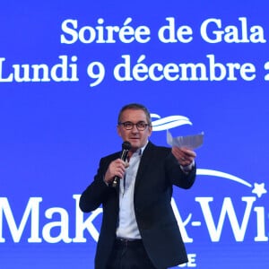 Exclusif - Christophe Dechavanne - Les célébrités assistent au dîner de gala de l'association "Make a wish" au Pavillon Potel et Chabot à Paris. Le 9 décembre 2019 © Rachid Bellak / Bestimage 