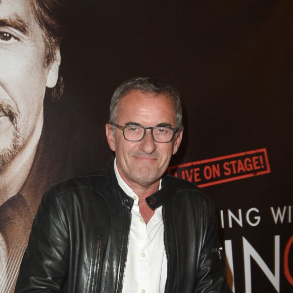 Exclusif - Christophe Dechavanne - Célébrités à la 2ème repésentation "An Evening With Al Pacino" au théâtre de Paris à Paris, France, le 23 octobre 2018. © Coadic Guirec/Bestimage 