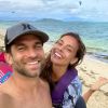 Marine Lorphelin et son amoureux Christophe, selfie posté sur Instagram.