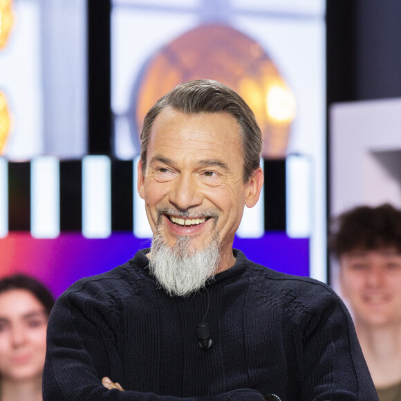 Exclusif - Florent Pagny - Enregistrement de l'émission "Clique" présentée par M. Achour sur Canal Plus à Issy-les-Moulineaux le 5 mars 2020. © Jack Tribeca/Bestimage 