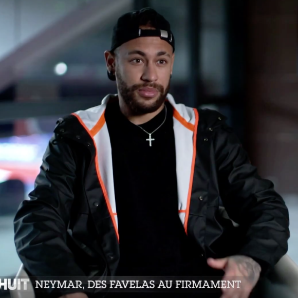 Neymar évoque sa famille et son fils Davi dans "Sept à Huit" sur TF1, le 31 janvier 2021.