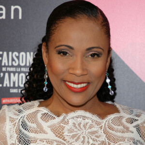 Christine Kelly lors du gala de charité le grand bal "ParAmour' à l'hôtel de ville de Paris, France, le 14 février 2019. L'ensemble des bénéfices récoltés lors de la soirée seront reversés à la lutte contre le sida (PARISSANSANSSIDA). © Denis Guignebourg/Bestimage