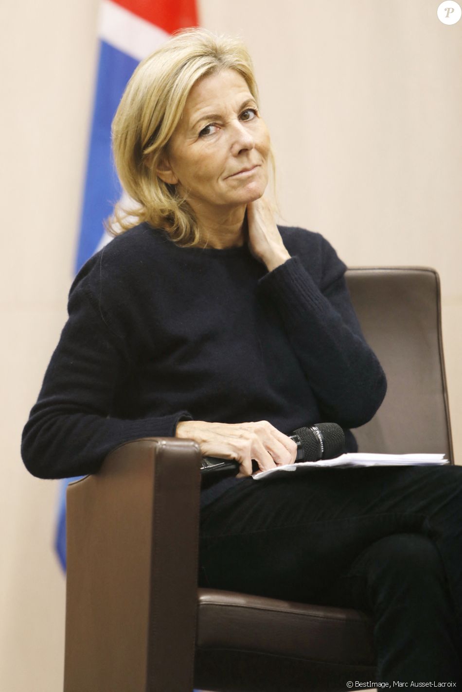 Info - Claire Chazal cambriolée, les voleurs emportent 41 000 euros de bijoux - Claire Chazal - Personnalités au Global Positive Forum 2018 au Ministère des Affaires étrangères à Paris. Le 20 novembre 2018 © Marc Ausset-Lacroix / Bestimage