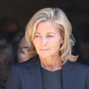 Info - Claire Chazal cambriolée, les voleurs emportent 41 000 euros de bijoux - Claire Chazal - Obsèques de Josette Chazal, la mère de Claire Chazal, en l'église Notre Dame d'Auteuil à Paris, le 14 avril 2015.