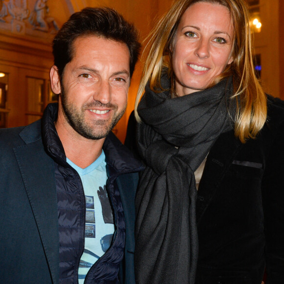 Frédéric Diefenthal et sa compagne - Générale de la pièce "A droite, à gauche" au Théâtre des Variétés à Paris le 12 octobre 2016. © Coadic Guirec/Bestimage