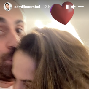Camille Combal et sa femme Marie, complices mais discrets sur Instagram, le 2 février 2021.