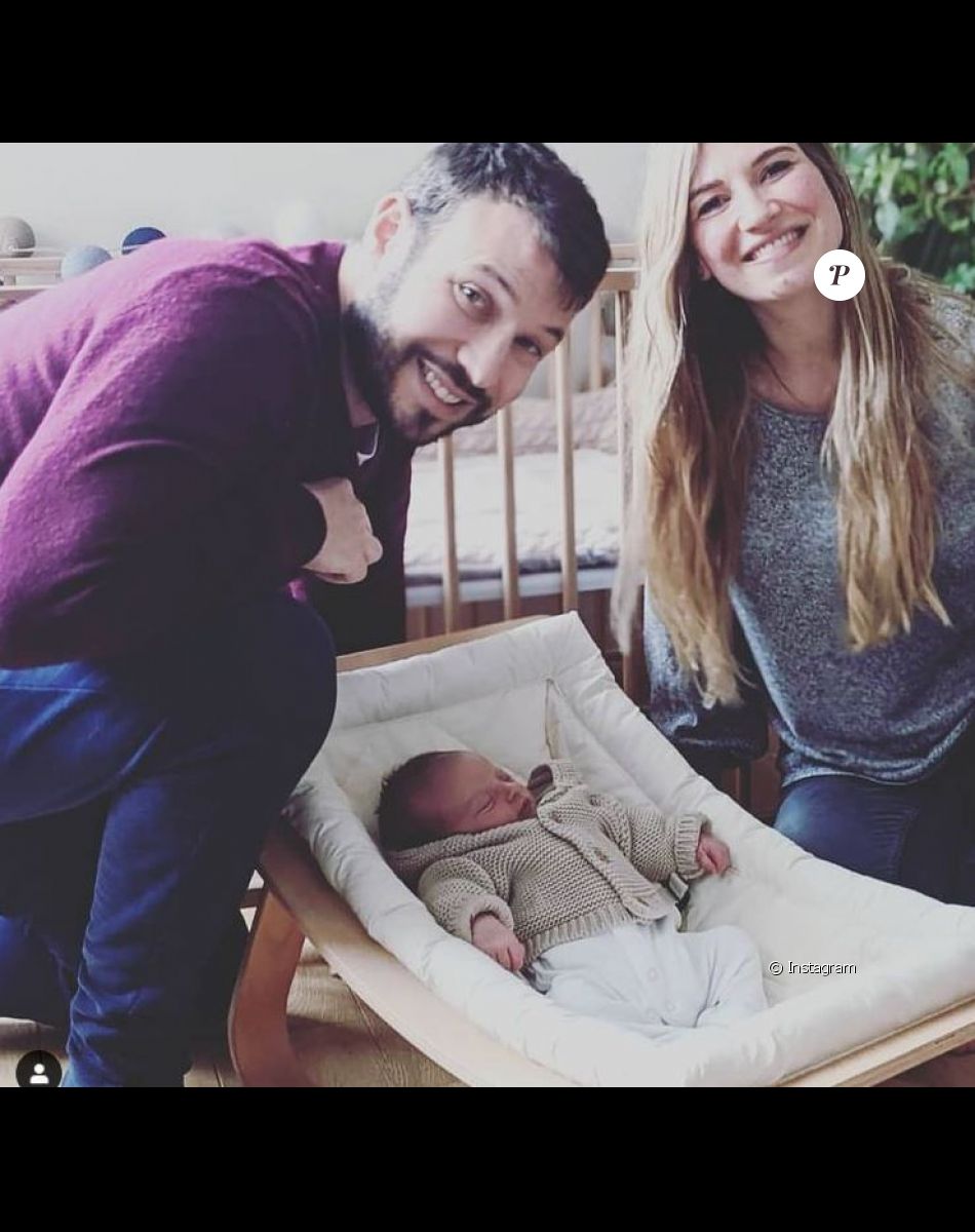 Charline et Vivien de "Mariés au premier regard" avec leur fille Victoire, photo Instagram