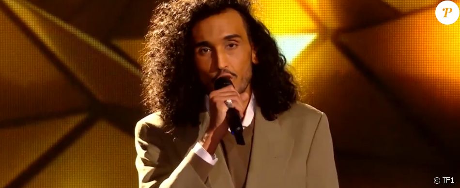 Wahil dans "The Voice 2021" - Talent d'Amel Bent - Émission du 6 février 2021, TF1
