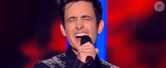 Arthur dans "The Voice 2021" - Talent de Marc Lavoine - Émission du 6 février 2021, TF1