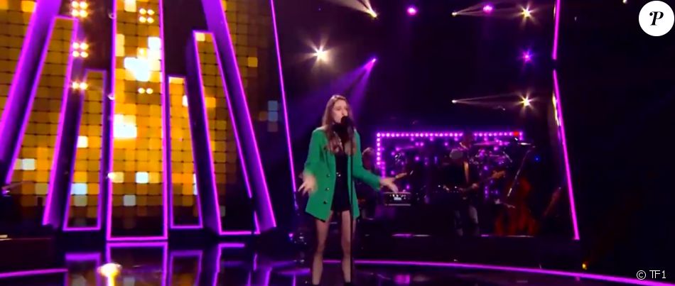 Margaux dans "The Voice 2021" - Talent de Marc Lavoine - Émission du 6 février 2021, TF1