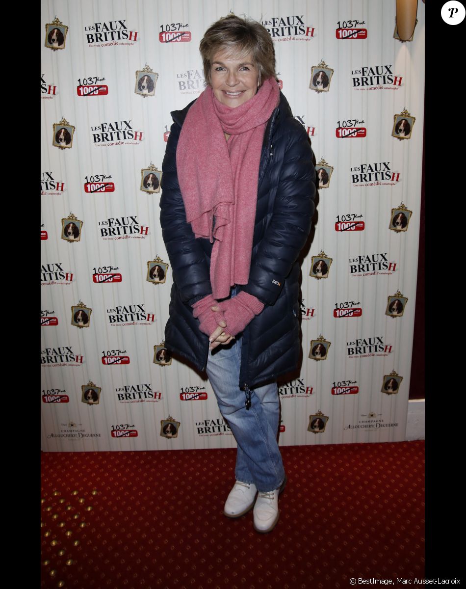 Exclusif - Véronique Jannot - 1000e représentation de la pièce "Faux British" au théâtre Saint-Georges à Paris le 20 novembre 2018. © Marc Ausset-Lacroix/Bestimage
