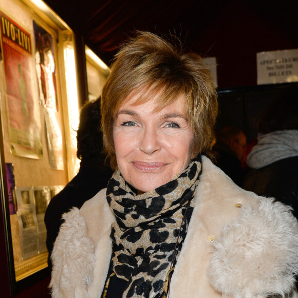 Véronique Jannot - Louis-Michel Colla fête son 60e anniversaire au théâtre de la Gaîté-Montparnasse à Paris le 8 novembre 2016. © Coadic Guirec/Bestimage