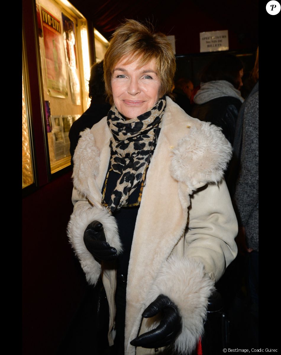 Véronique Jannot - Louis-Michel Colla fête son 60e anniversaire au théâtre de la Gaîté-Montparnasse à Paris le 8 novembre 2016. © Coadic Guirec/Bestimage