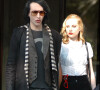 Marilyn Manson et Evan Rachel Wood à Londres.