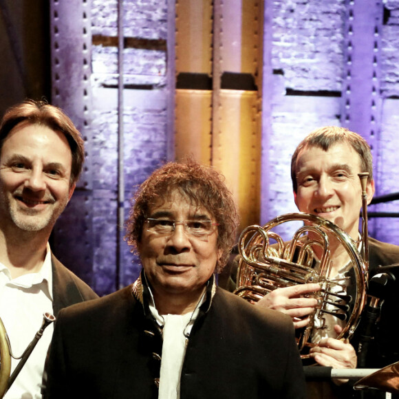 Exclusif - Laurent Voulzy - Backstage de l'enregistrement de l'émission "Symphonie pour la Vie, Spéciale Pièces jaunes" au Théâtre national de l'Opéra Comique à Paris, qui sera diffusée le 10 février sur France 3. © Dominique Jacovides / Bestimage