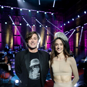 Exclusif - Thomas Dutronc, Dorothée Gilbert - Backstage de l'enregistrement de l'émission "Symphonie pour la Vie, Spéciale Pièces jaunes" au Théâtre national de l'Opéra Comique à Paris, qui sera diffusée le 10 février sur France 3. © Dominique Jacovides / Bestimage