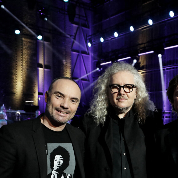 Exclusif - Yvan Cassar, Thomas Dutronc, Hugues Borsarello - Backstage de l'enregistrement de l'émission "Symphonie pour la Vie, Spéciale Pièces jaunes" au Théâtre national de l'Opéra Comique à Paris, qui sera diffusée le 10 février sur France 3. © Dominique Jacovides / Bestimage